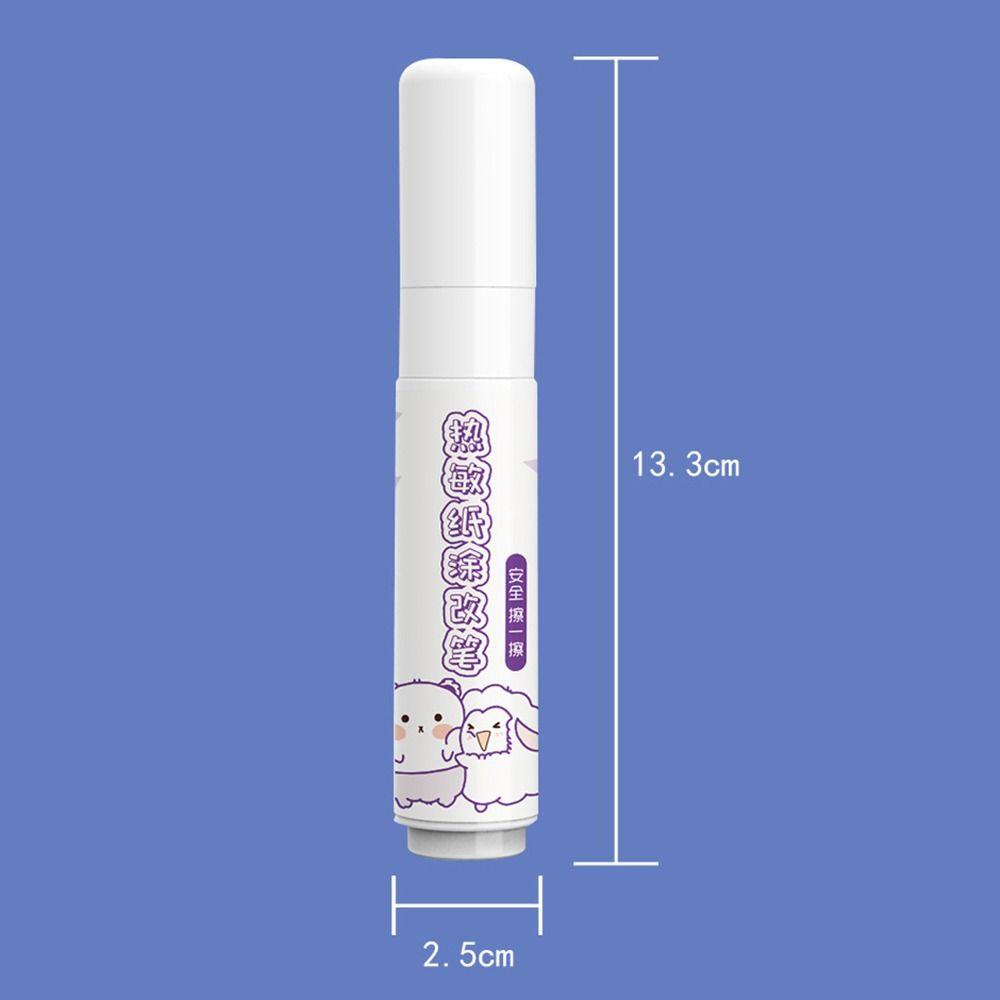 R-flower Thermal Paper Correction Fluid Bisa Buka Box Perlindungan Pencurian Cairan Perlindungan Data Penting Stamp Alter Tool Security Informa Express Marker Pen