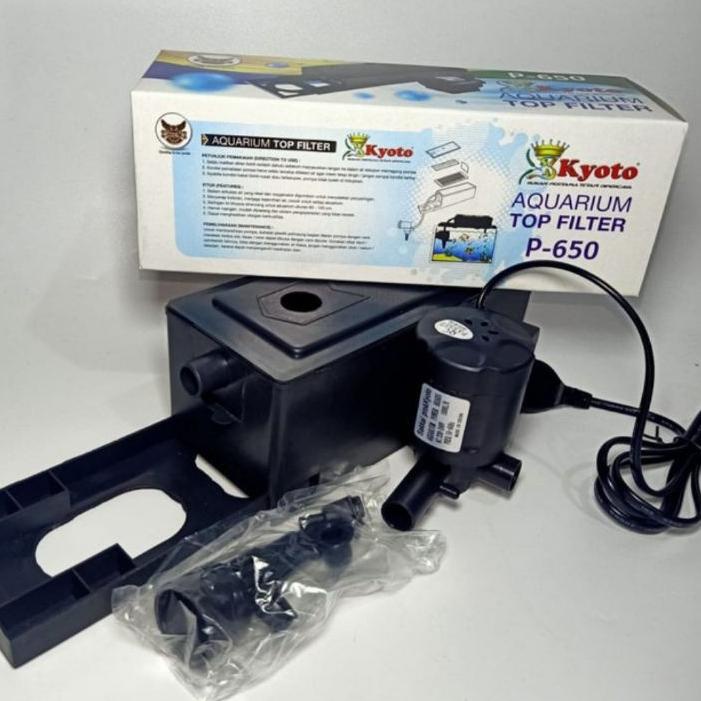 ↓➺✹ Aquarium Top Filter P-650 Kyoto / Set Box Filter Ukuran Kecil P-650 Kyoto Super Promo