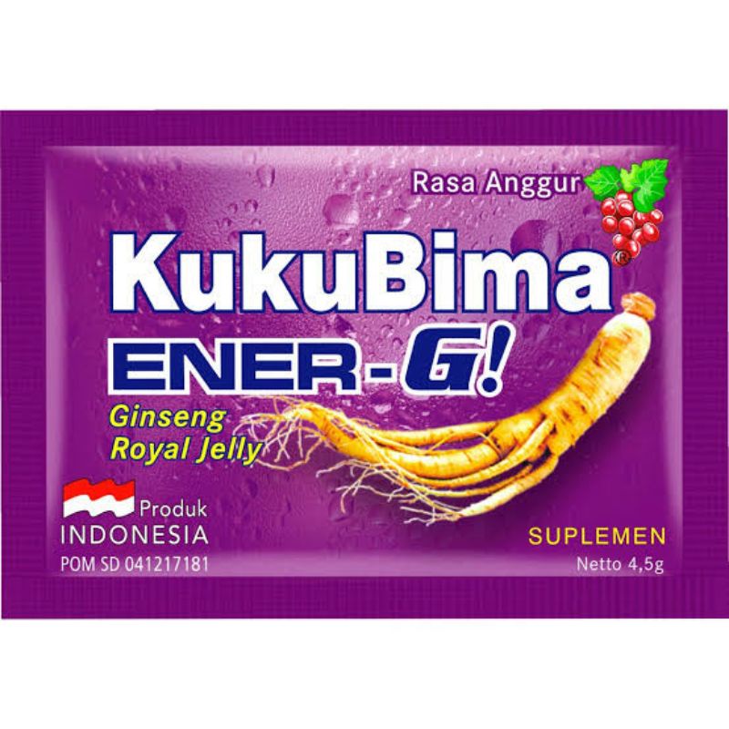 

KUKU BIMA ENER-G RASA ANGGUR 1 PAK ISI 6 SACHET