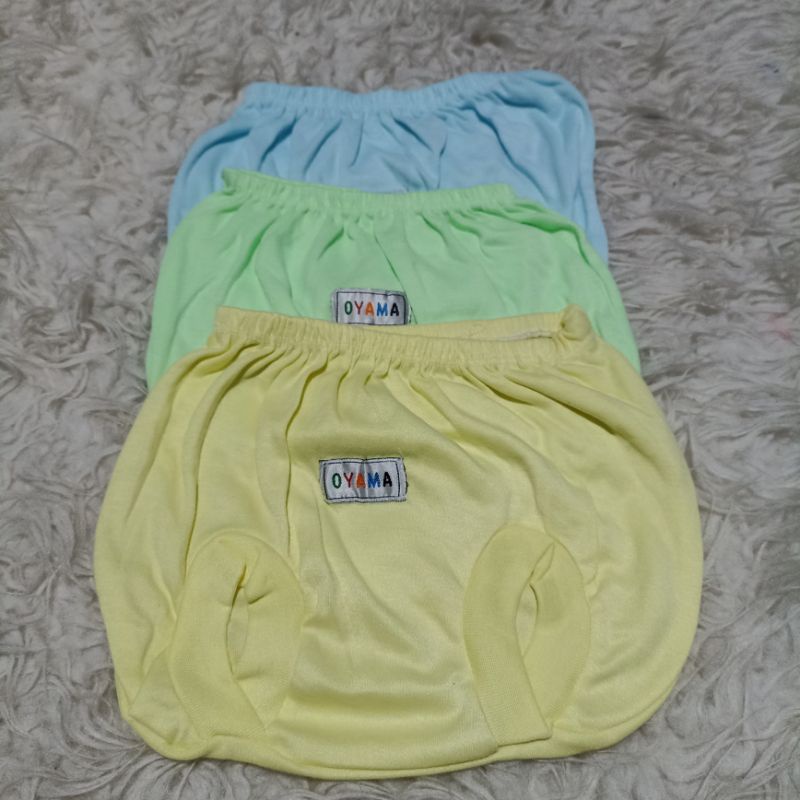 3pcs celana baby umur 0-12 bulan  merk oyama