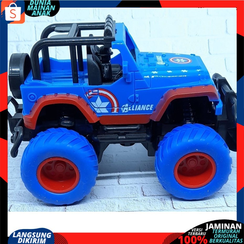 Mainan mobil remote kontrol bentuk unik rc car toys mobil rock crawler mini climber Berlampu Kolong