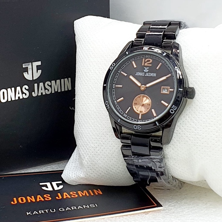 BEST SELLER JAM TANGAN WANITA JONAS JASMIN I135 CHRONO DETIK BAWAH TANGGAL AKTIF DM 3.8CM FREE BOX ORI &amp; BATERAI || JAM TANGAN FASHION WANITA JAM TANGAN CEWEK MURAH