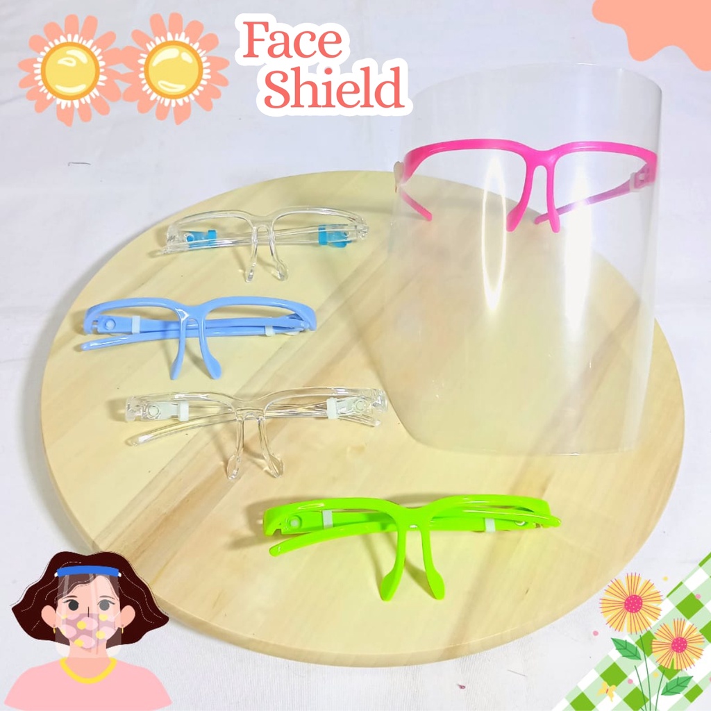 Face Shield I Kacamata Warna I Face Shield Anti FOG