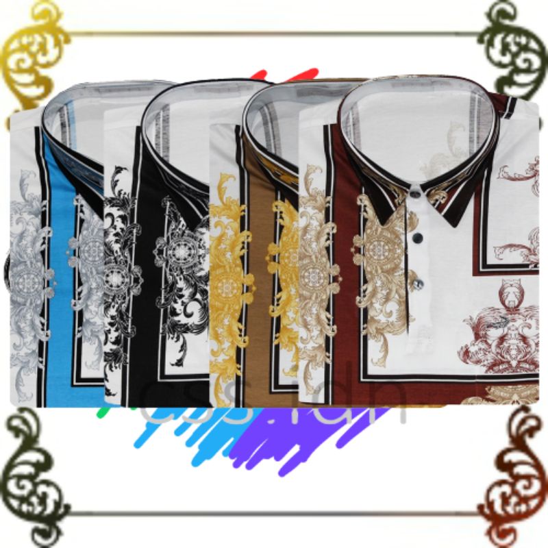 Kaos Kerah Kemeja Pria Crocodile Diamond 2199-145 Bahan KATUN HALUS 100% Original