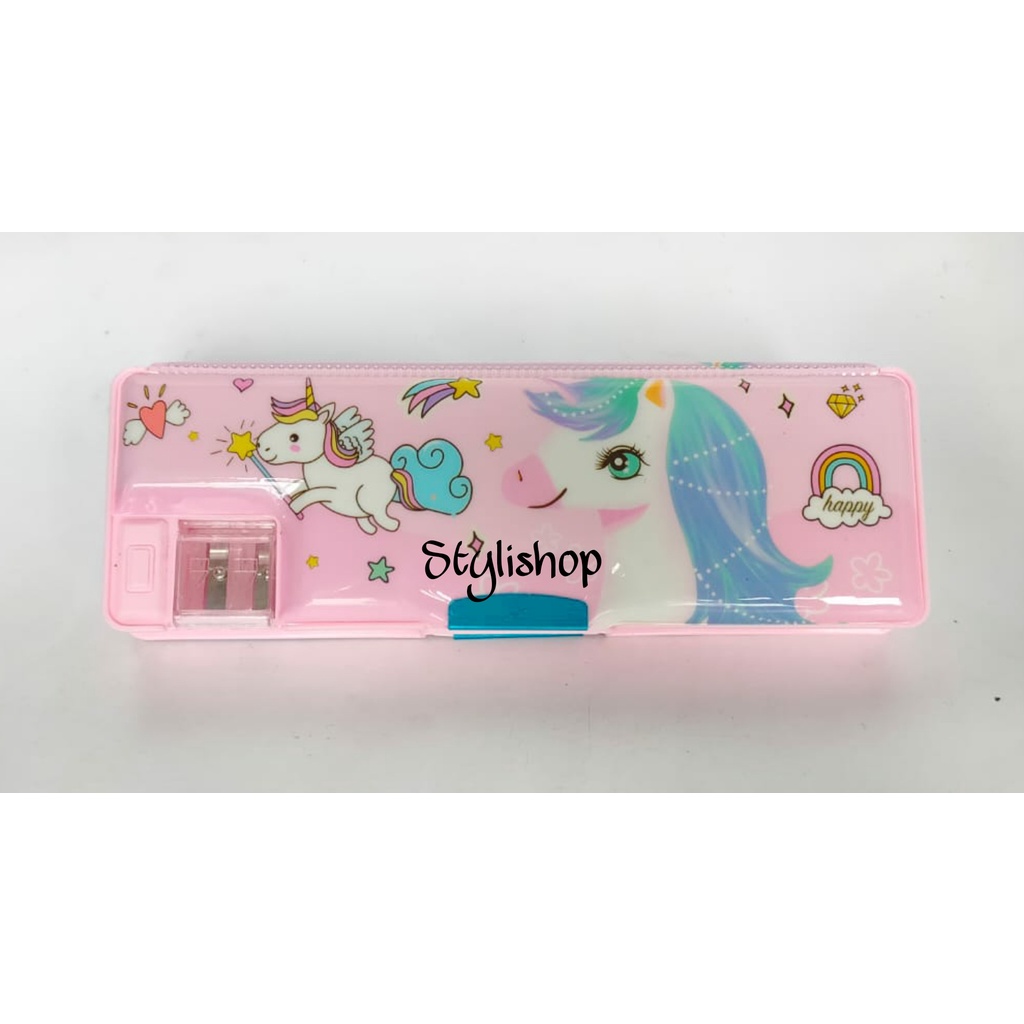 

(LPY66-25) Kotak Pensil Magnet 2 Sisi / Magnet pencil case / Tempat alat tulis