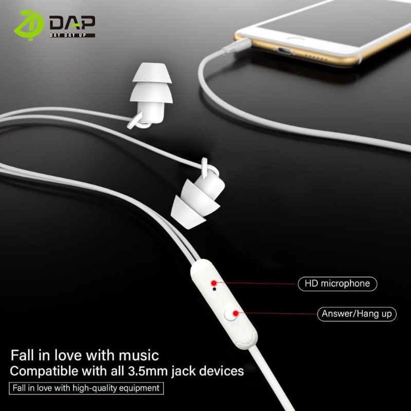 Headset DAP DH-F19 wired Headset earphone stereo earbuds Android