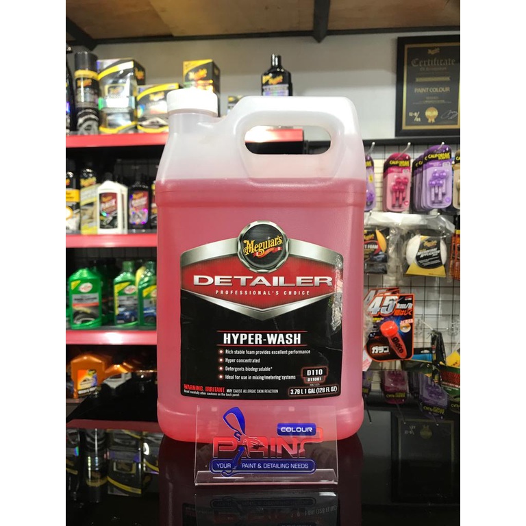Meguiars Hyper Wash D11001 Shampoo Cuci Mobil 3,79L