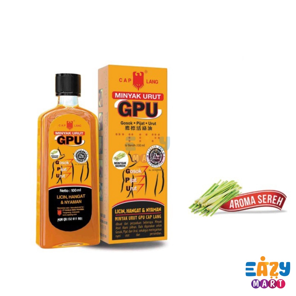 Minyak Urut GPU Cap Lang