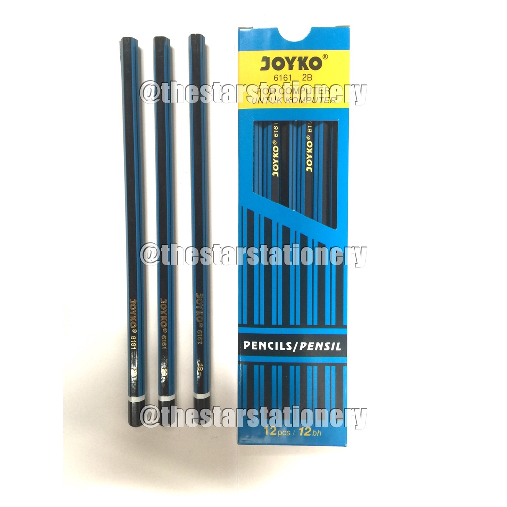 

(1 Biji) GROSIR Pensil Joyko 2B 6161 / Pencil Joyko 2B 6161 (1 Biji)