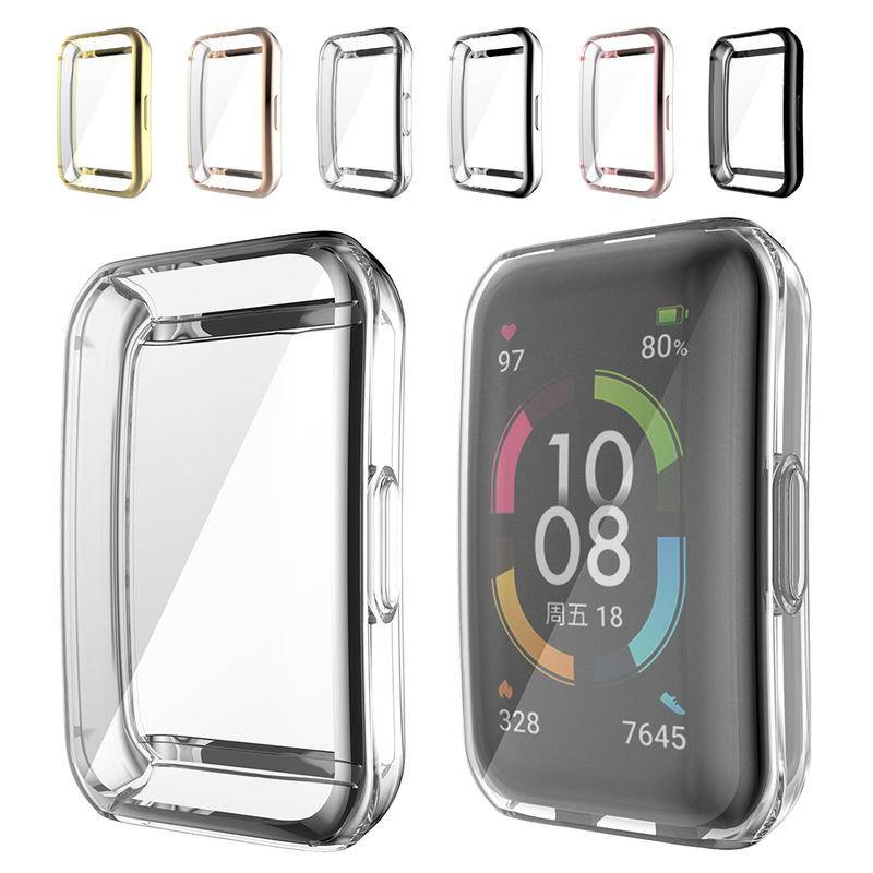 Casing Soft Case Bumper TPU Full Cover Untuk Huawei Honor band 7 6 ES 7 6 Pro Fit 2