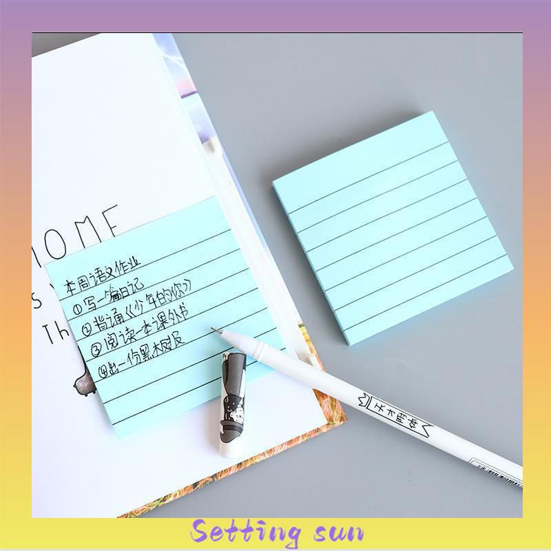 Simplicity sticky note horizontal sticker notepad post maker stiker massage pesan book note TN