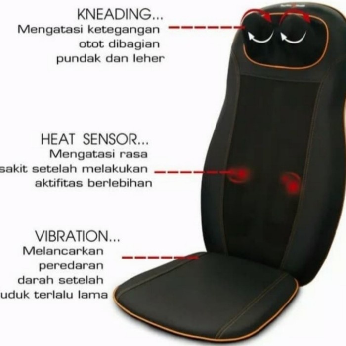 kursi pijat shiatsu knading massager