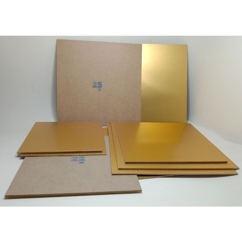 Uk:25 Gold Premium Tatakan Alas kue Tart/ Alas Kue Ulang Tahun