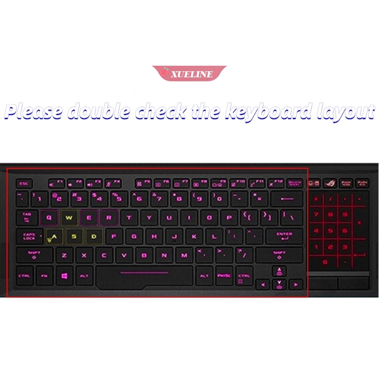 Film Pelindung Keyboard Transparan Untuk ASUS ROG Zephyrus Duo 15 GX550 gx550lxs Gx501Gx501 GX531GS Gx531