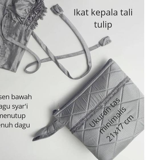 Mukena Traveling Premium Khadeeja Parasut Dobby Jumbo Adem Ringan - lavender, Mukena Set