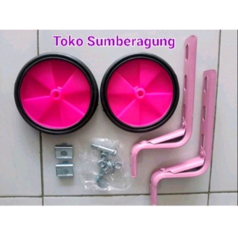 Roda samping sepeda anak2 ukuran 12 dan 16-san Roda samping sepeda anak2 Roda bantu sepeda anak Roda