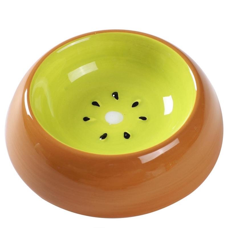 Ceramic fruit pet bowl