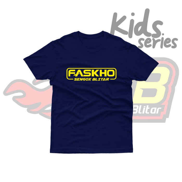 Kaos Distro Anak Faskho 1-12 Tahun Katun Combed Unofficial