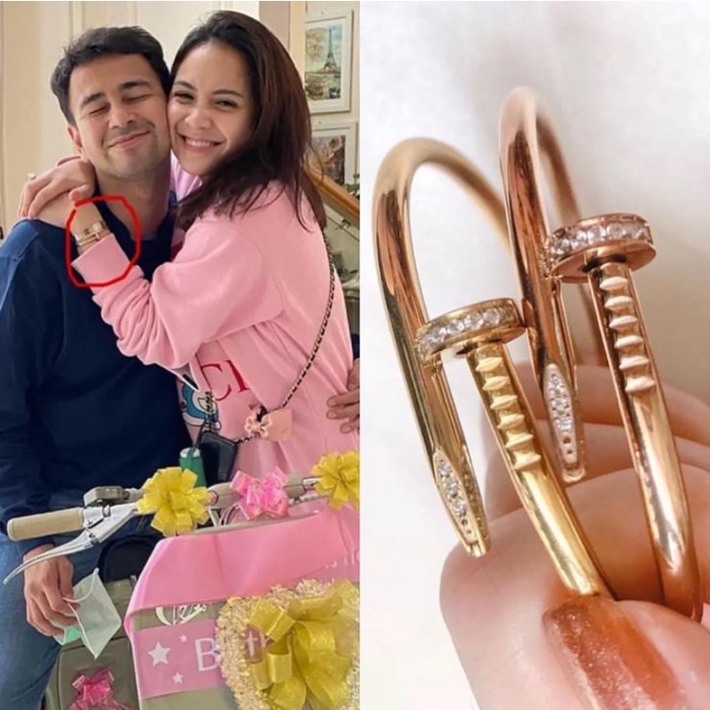 Gelang Paku Mata Titanium Anti Karat Anti Hitam Premium Import