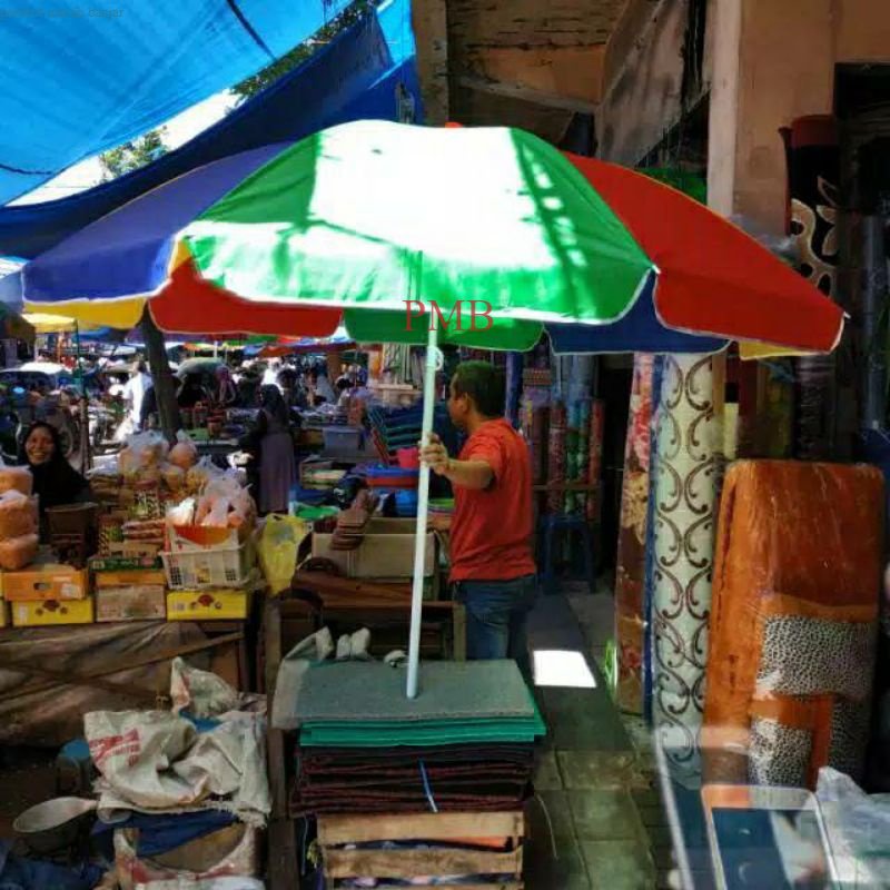 payung pantai/payung tenda ukuran 240 250 260 cm
