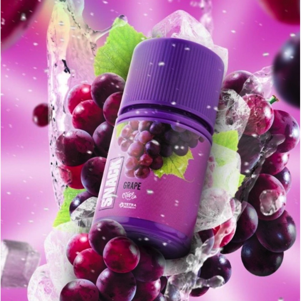 CAIRAN 60ML SNACK LIKUIDS GRAPE FRUITY BUAH ANGGUR