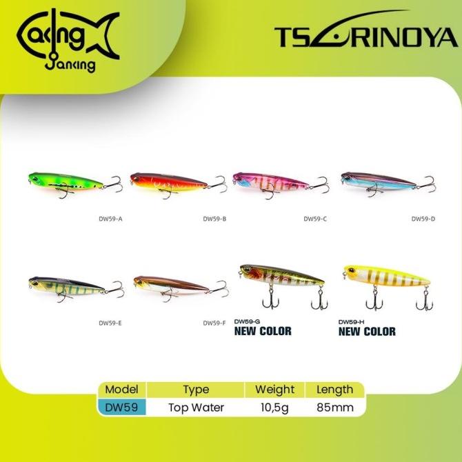 WTD TSURINOYA DW59 / 10 GR - 8.5 CM / TOP WATER