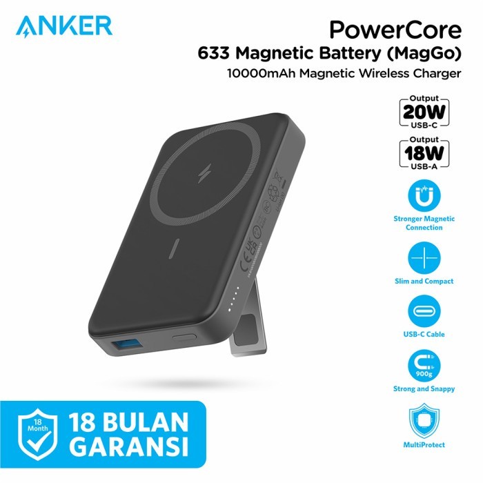 Powerbank Magsafe Anker 633 Magnetic Battery (MagGo) - A1641