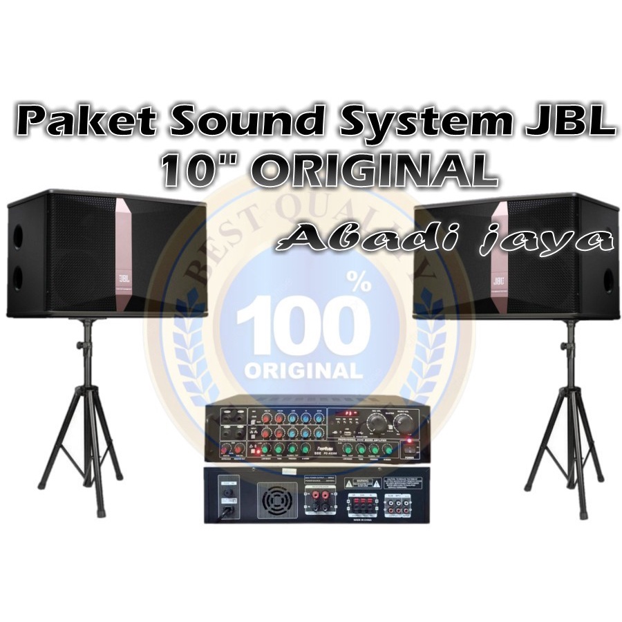 paket sound system jbl ki 510 original 10'' original