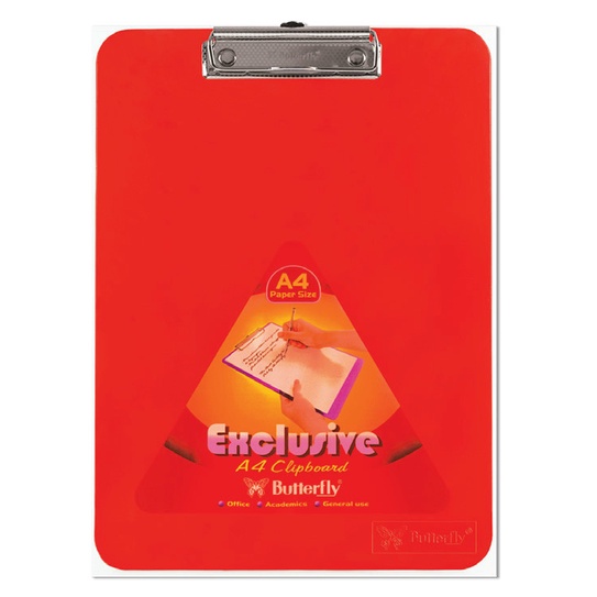 

Butterfly Clipboard / Papan Ujian / Papan Dada transparan A4 / Papan Ujian Plastik Butterfly - Satuan