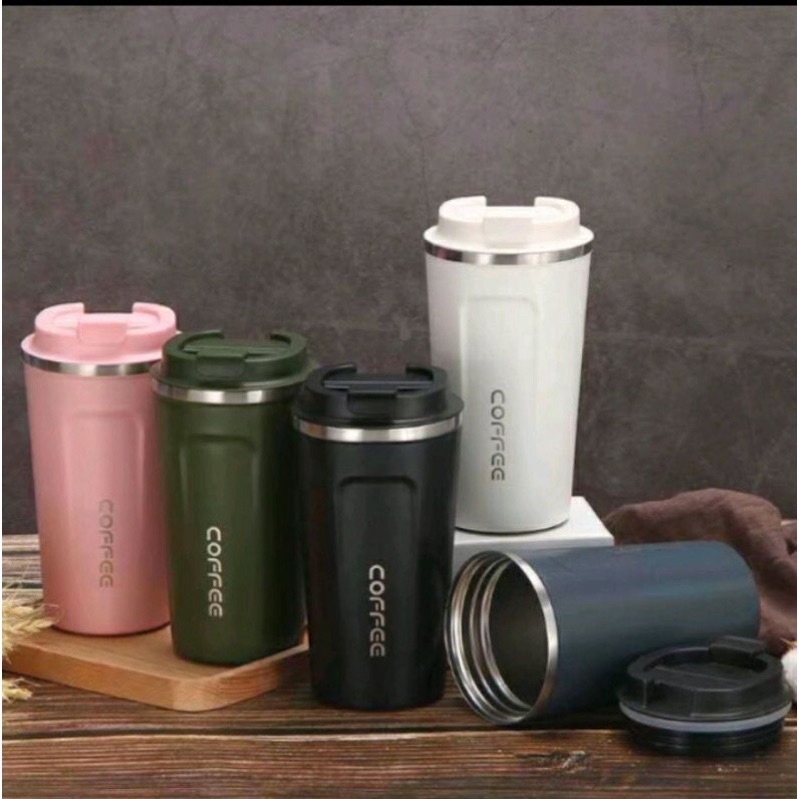 SD-1059 Termos Coffe Mug Portable Travel Cup Stainless Steel Thermos Vacuum Gelas Kopi Teh