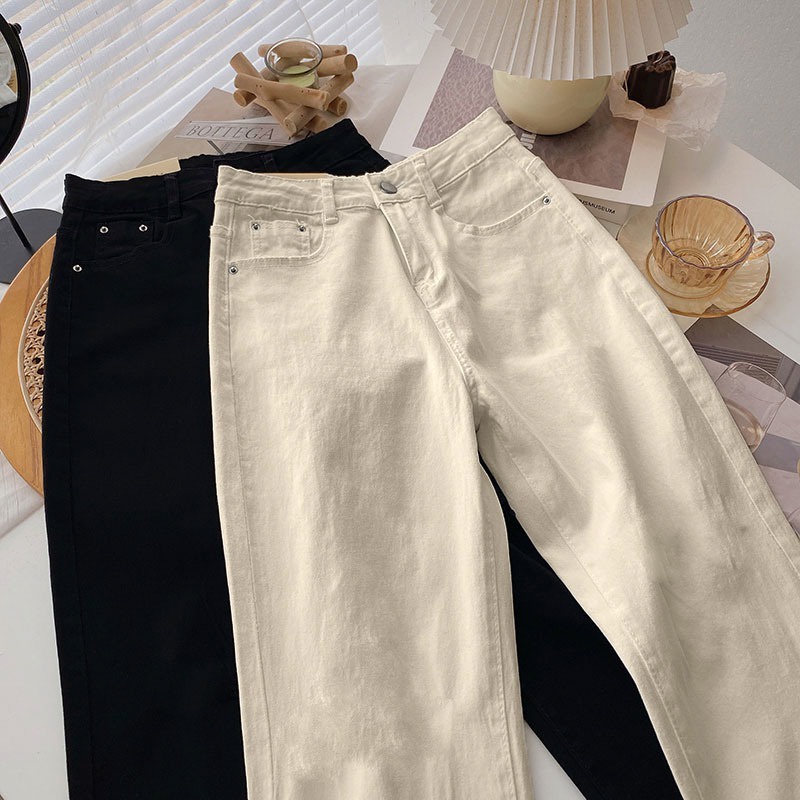Boyfriend Jeans Highwaist Loose Kasual Jeans Wanita