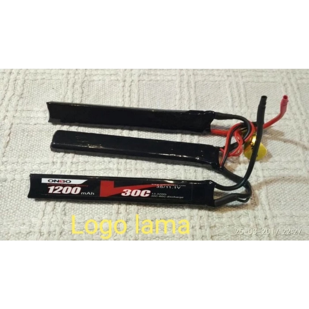 Sugus Lipo 3s 11.1v 1200mah 30-60c 3pack Airsoft Onbo Power