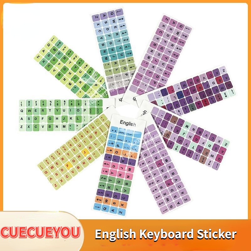 Stiker Film Perbaikan Keyboard Laptop / Komputer Warna Macaron Frosted