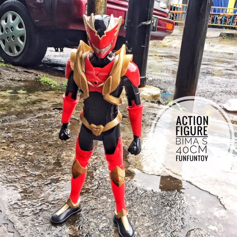 mainan action figure Bima S besar ukuran 40cm