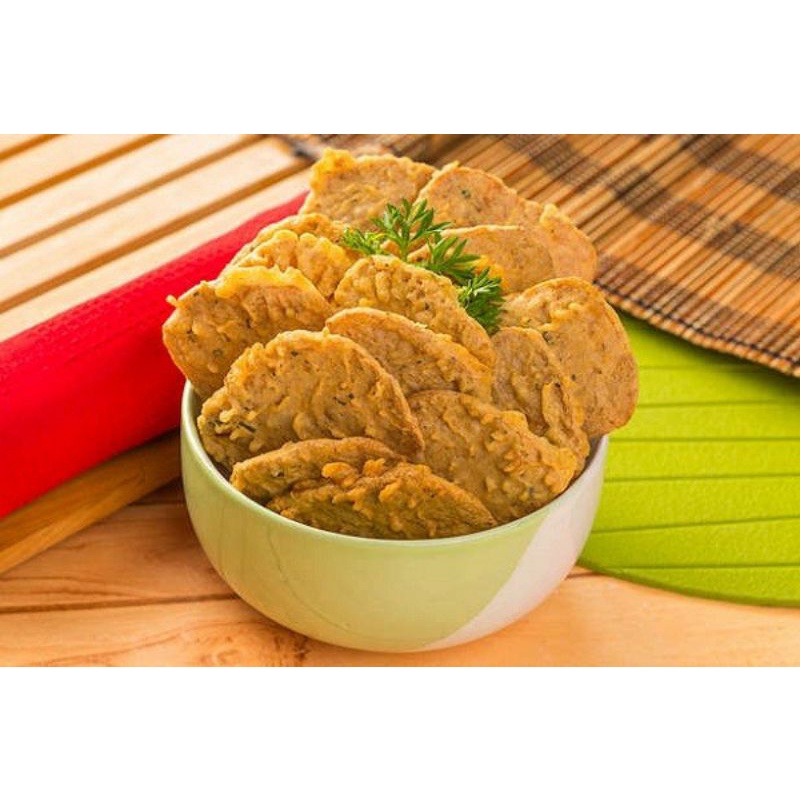 

KERIPIK TEMPE TEPUNG TEMPE GORENG 250 GR