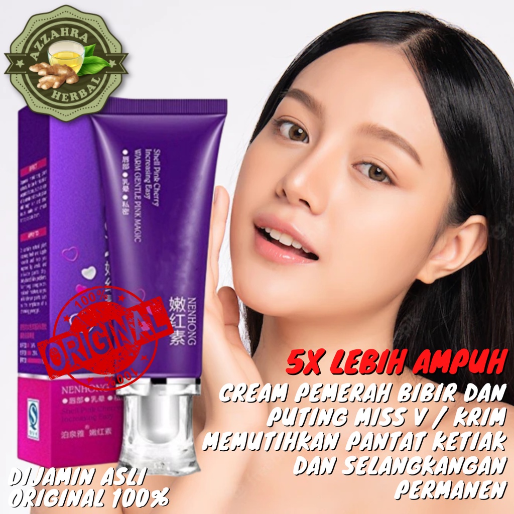 Nenhong Cream Pemerah Bibir Dan Puting Miss V Vagina Hitam Selangkangan Permanen / Pemutih Ketiak Leher Pemerah Bibir Pria Hitam Pemerah Payudara Pencerah Bibir Pencerah Puting Pencerah Kulit Alami Tercepat