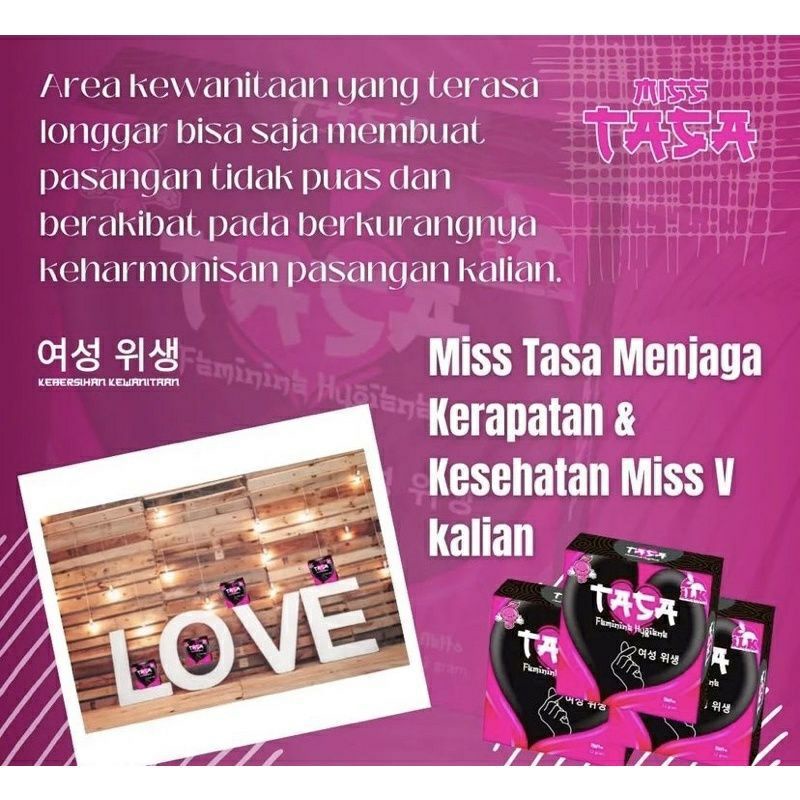 Tasa sabun kewanitaan/ Miss Tasa sabun Miss V ORIGINAL 100%