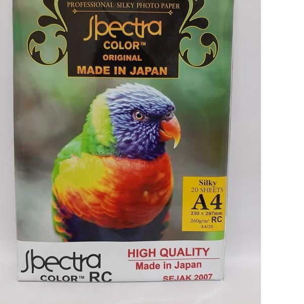 

Kertas Photo/Photo Paper Silky Spectra color A4 /210x297mm/260g