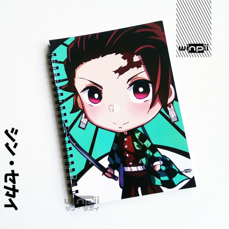 

Notebook / Buku Catatan Polos Kamado Tanjiro Kimetsu No Yaiba