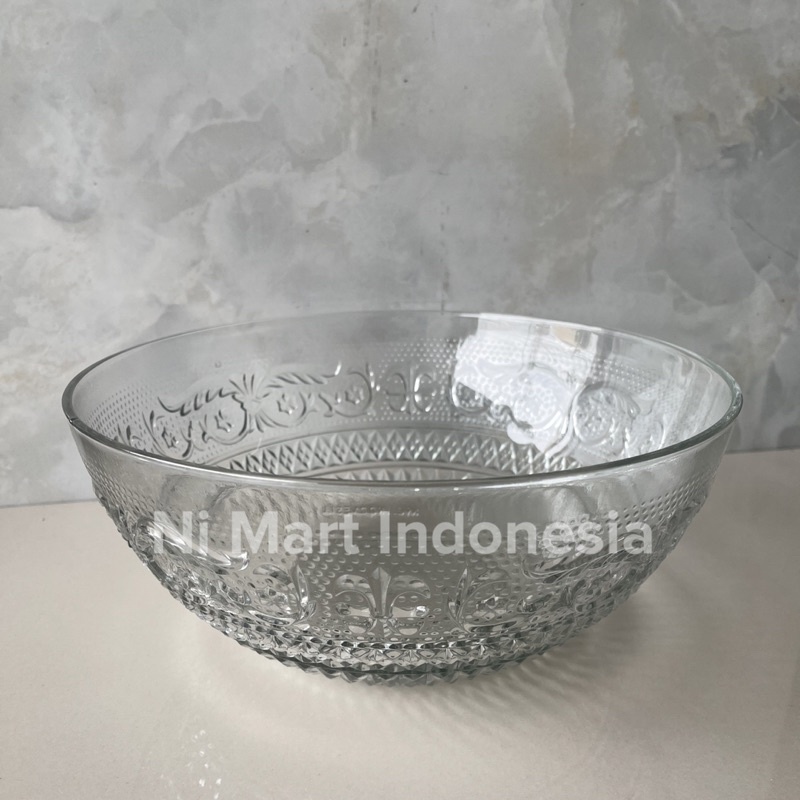 MANGKOK KACA PM 10B MANGKUK MAKAN SAYUR SOUP SUP BESAR WADAH MAKANAN TEBAL MEWAH ELEGANT KEDAUNG KIG