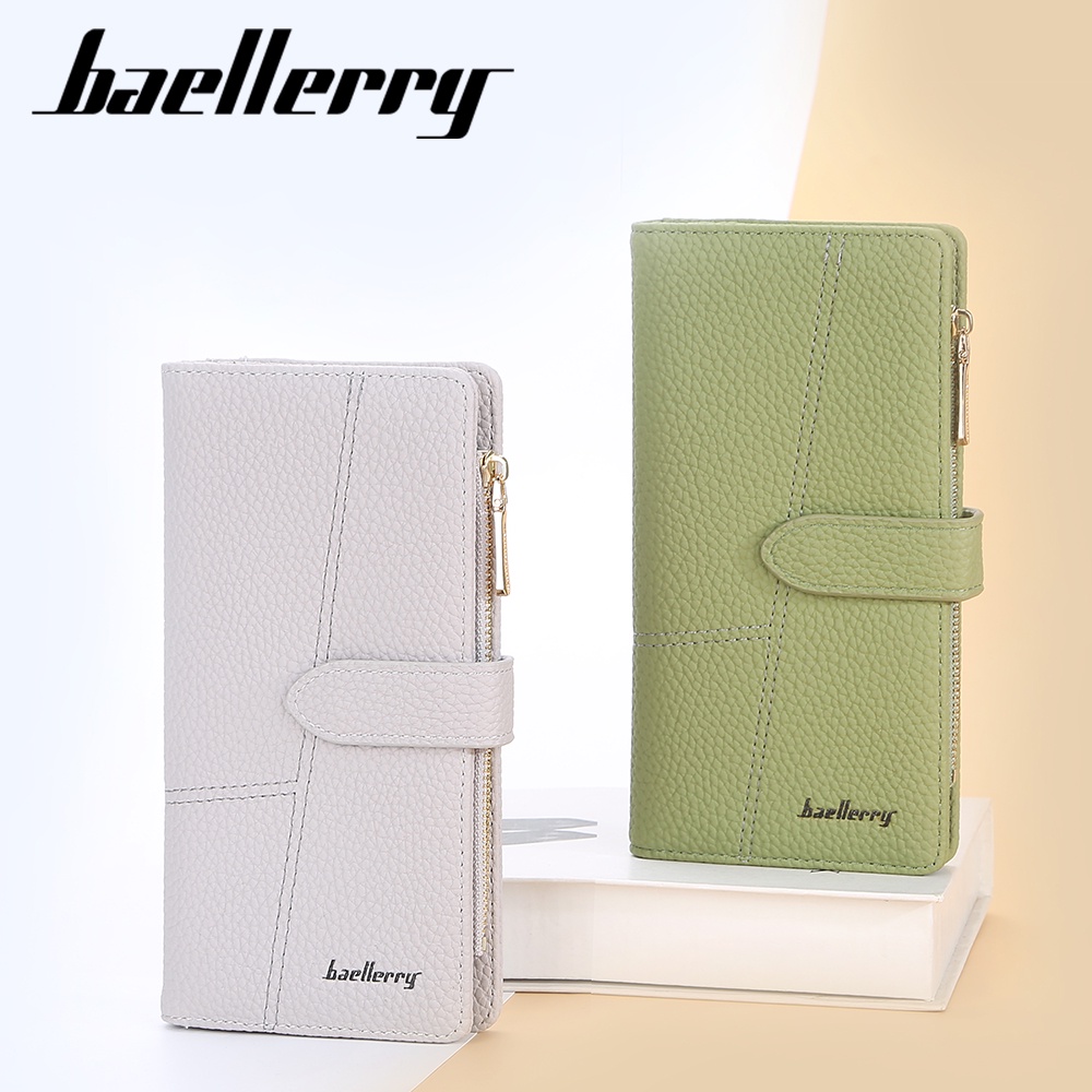 BAELLERRY N2367 Dompet Wanita Panjang Bahan Kulit PU Leather Premium WATCHKITE WKOS