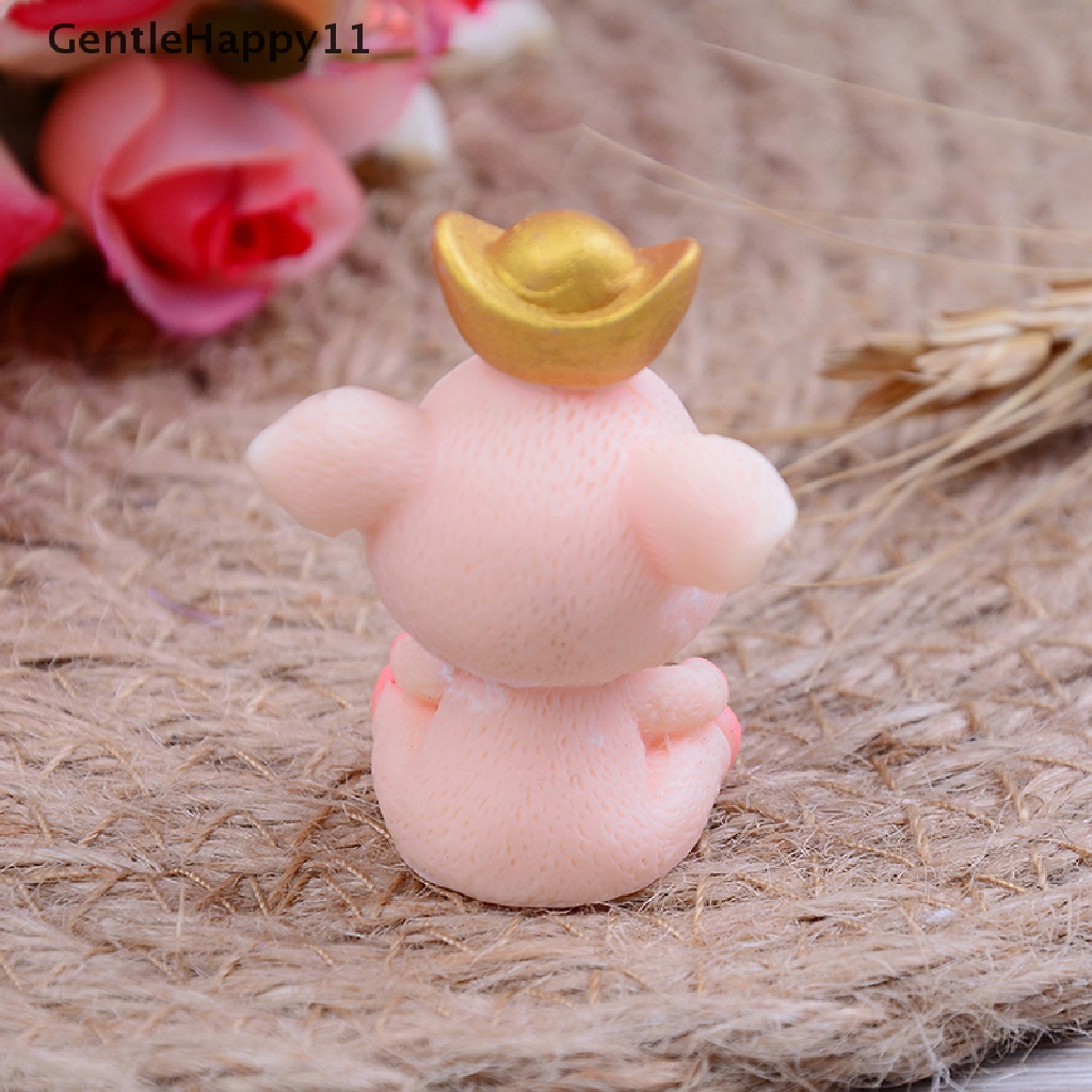 Gentlehappy 5pcs/set Babi Lucu Miniatur Hewan Hiasan Taman Diy Fairy Garden Decoration id