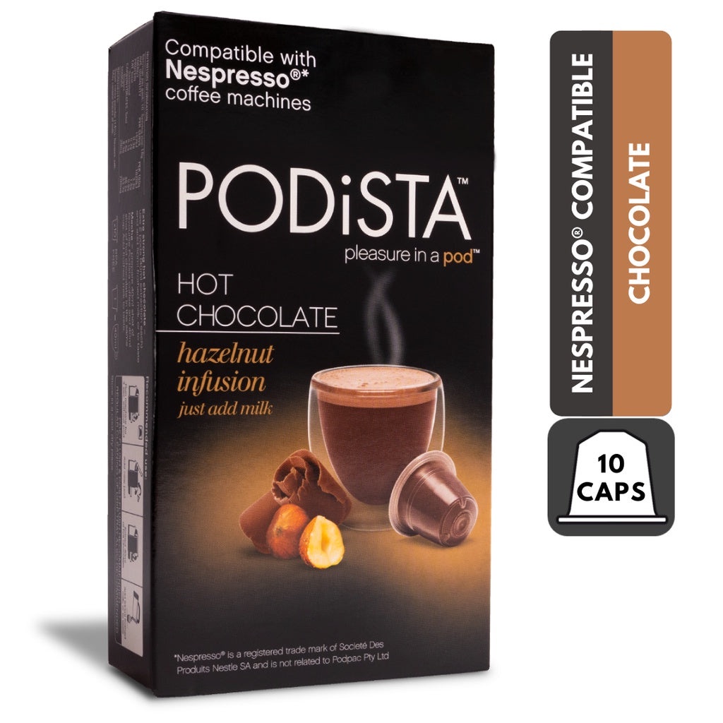 

Podista Chocolate Hazelnut Nespresso Capsules