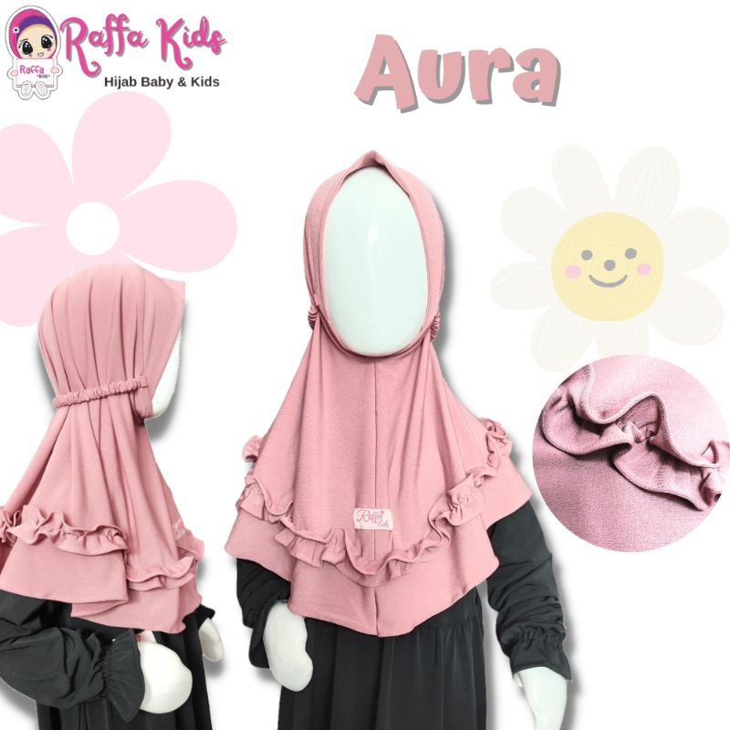 Raffa Kids - Hijab Anak Instan Aura ( 3 bulan - 8 tahun )