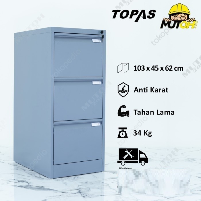 

Filling Cabinet Filing Cabinet Filling Kabinet Topas Dcs-002 - 3 Susun 3 Laci