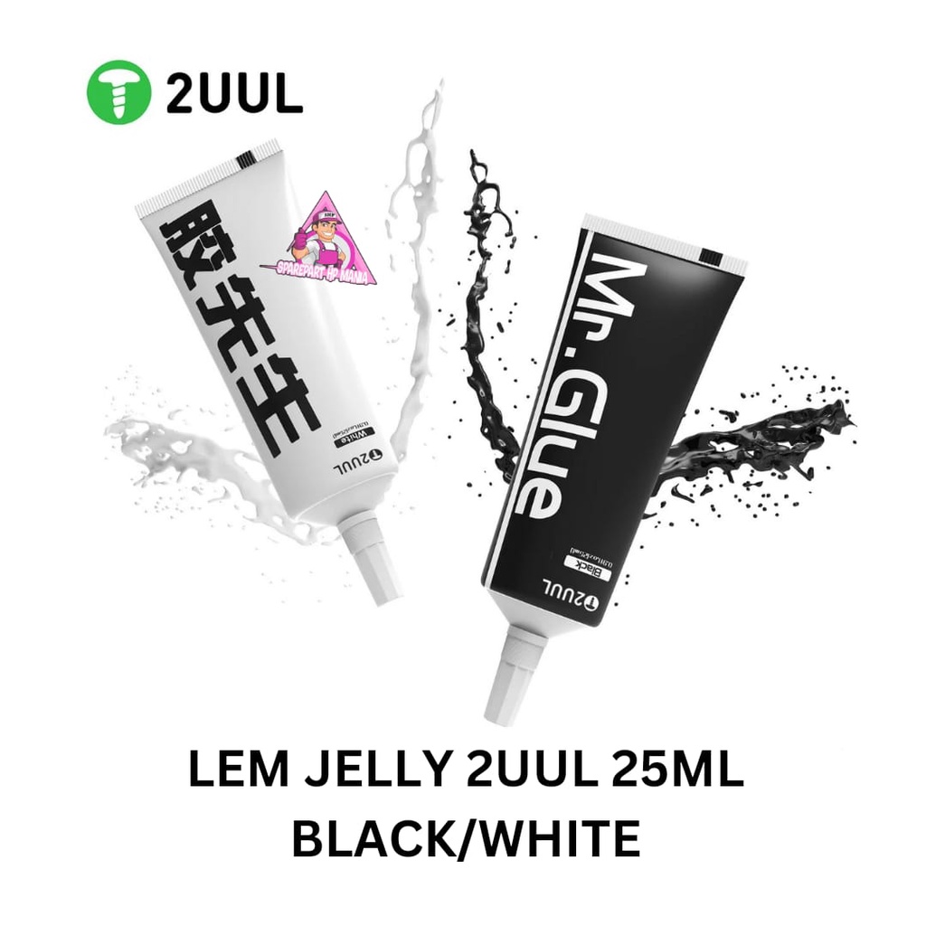 

LEM JELLY 2UUL MR.GLUE 25ML BLACK WHITTE LEM LCD TOUCHSCREEN FOR REPAIR