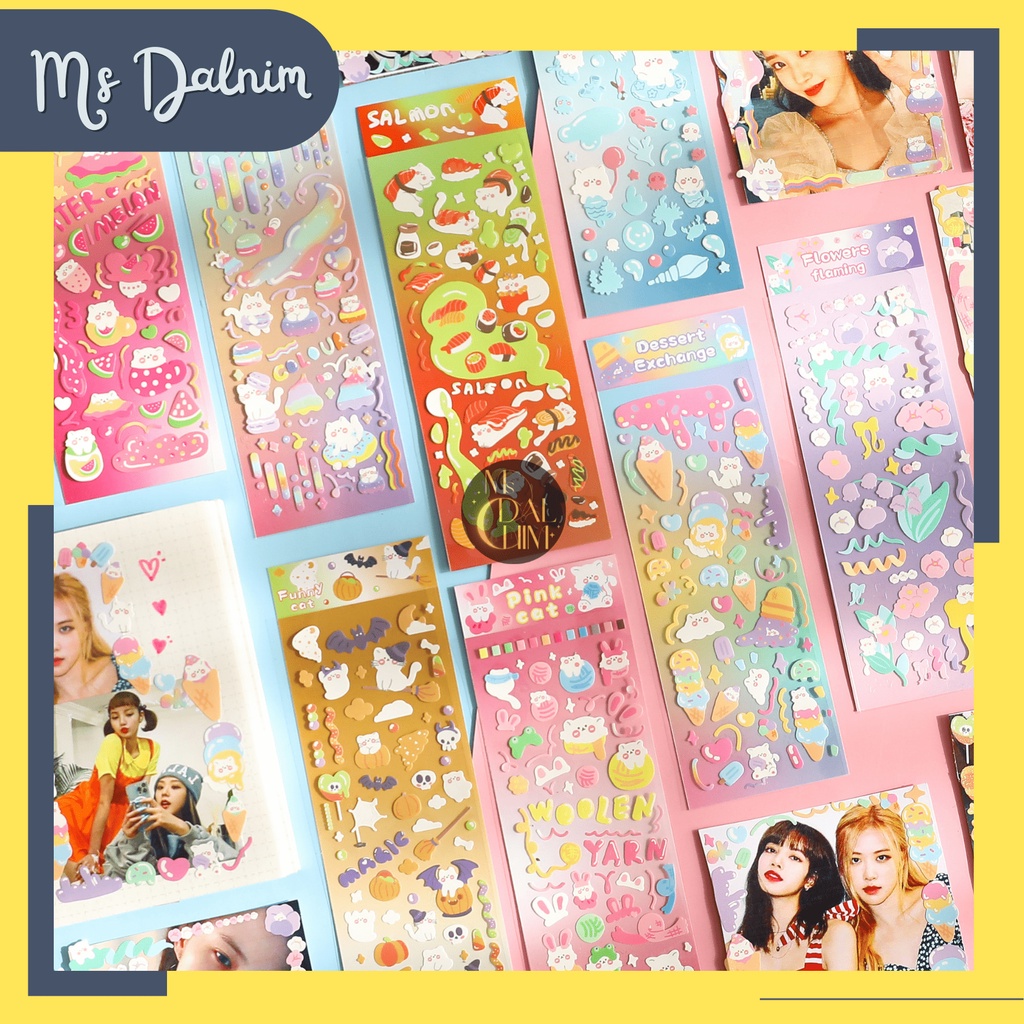 

Stiker Dekorasi Halloween Aesthetic Lucu Anti Air PVC Deco Photocard Journal Album Diari Jurnal Motif Kartun Hewan / Colorful Cartoon Sticker Decor Kpop PC Holder Toploader Cahol HP Cute Jepang Korea Kawaii DIY Diary Planner Scrapbook Craft [ST117]