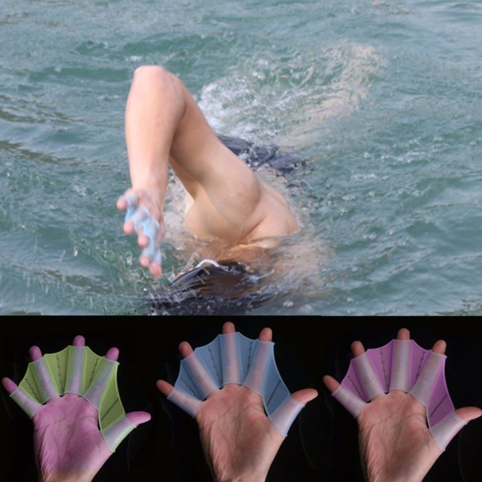 Alat Bantu Renang Selaput Tangan Katak Swimming Sport Hand Fin