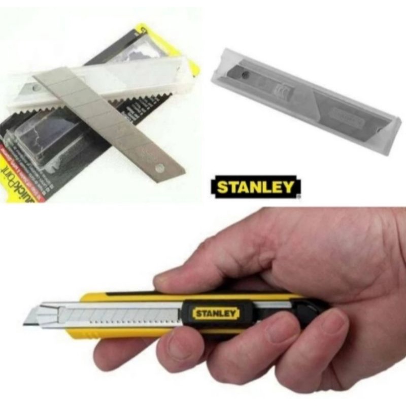 

isi Refill Cutter 9mm Stanley 11-300H knife Blades 1pak isi 10pcs Stanley