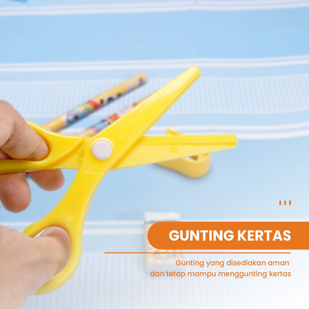 

Stationary Set Pensil Lengkap Dengan Alat Tulis set Anak Sekolah 7 In 1 Import